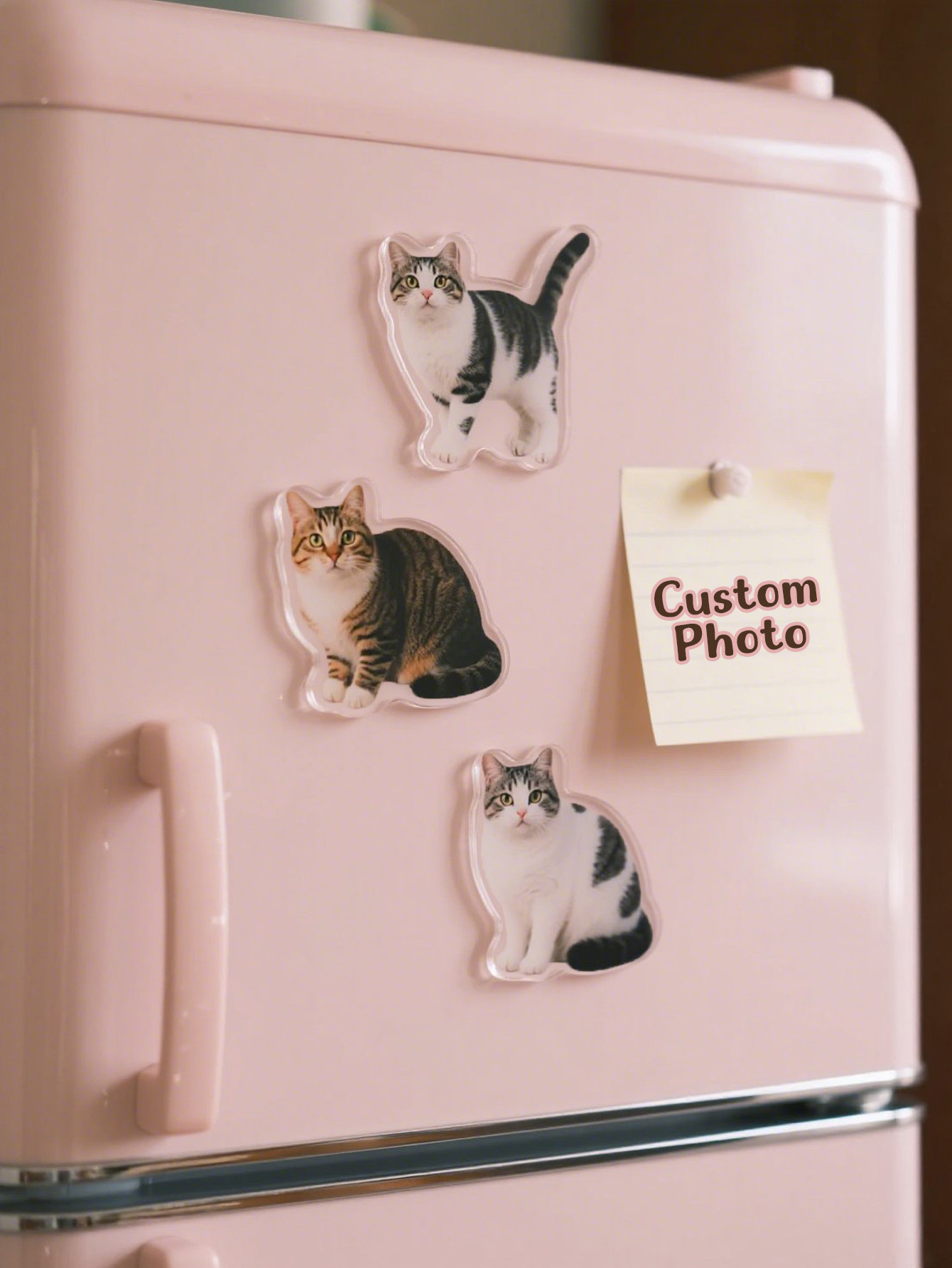 Custom Photo Irregular Shape Fridge Magnet – Personalized Kitchen Decoration