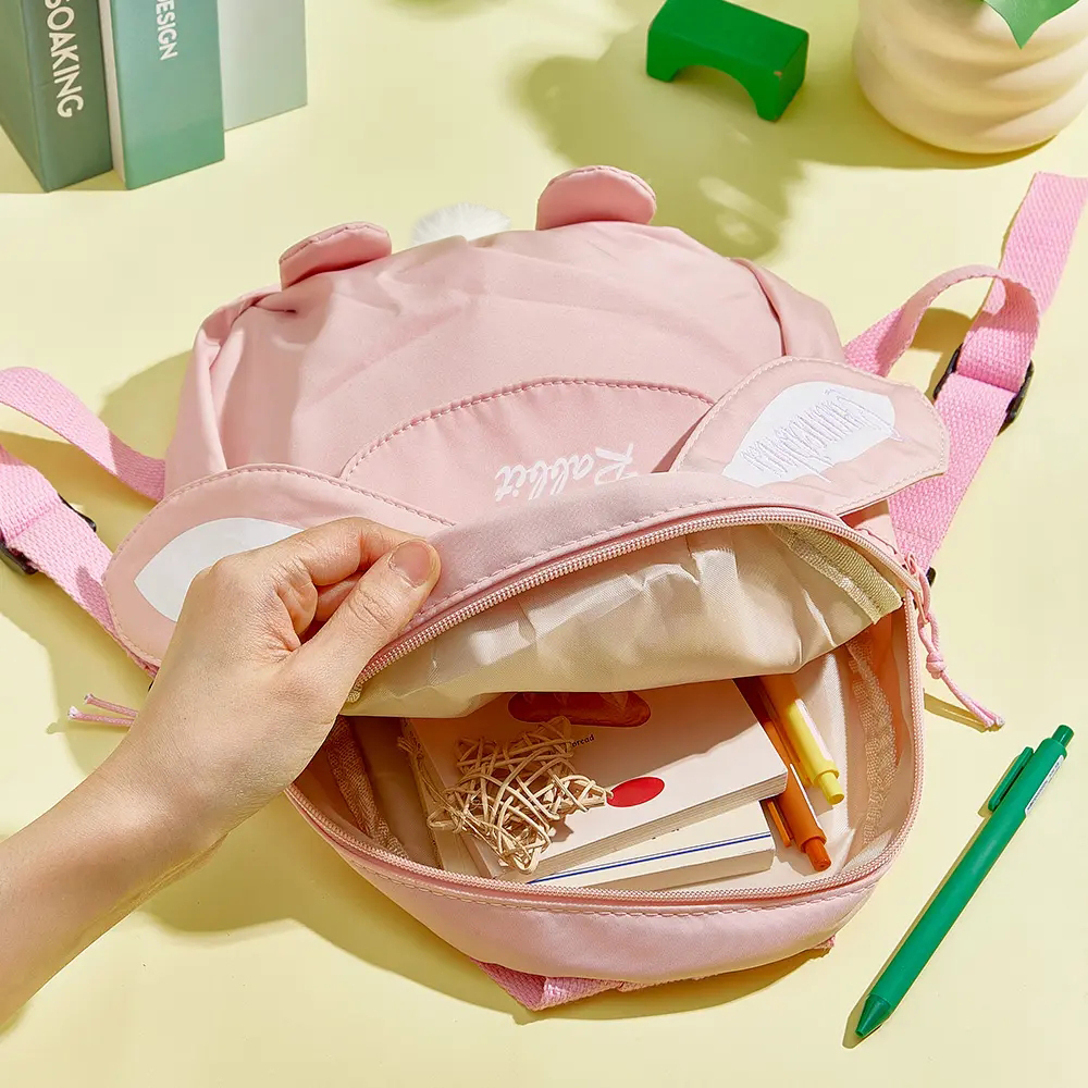 Personalized Name Embroidery Backpack Custom Mini Rabbit Backpack School Bags Gift for Kids