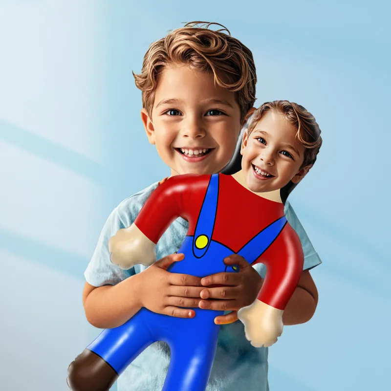Custom Face Super Kid Blow Up Dolls Funny Inflatable Balloon Custom Air Doll for Party Favors