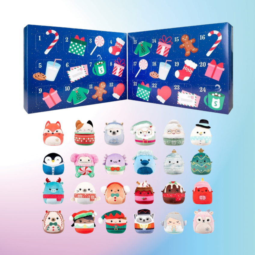 Cute Christmas Animal Advent Calendar Box – Surprise Gift for Kids