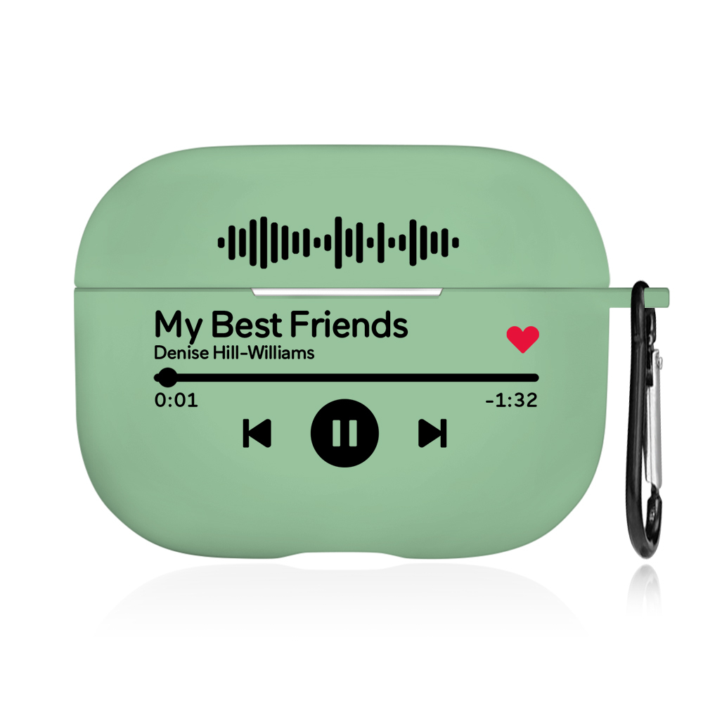 Custom Scannable Music Code Airpods 3 Soft Protective Case