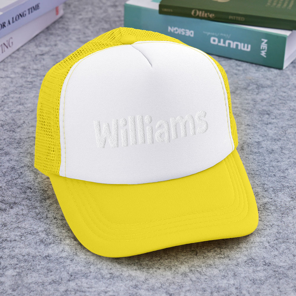 Custom Puff Print Trucker Hat Personalized Name Foam Trucker Caps for Adult Back to School Gift