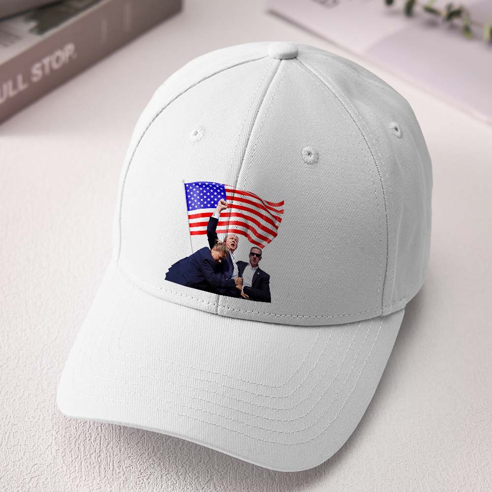 Fight! 2024 Assassination Hat Trump 2024 Shot Hat for Donald Trump Supporter