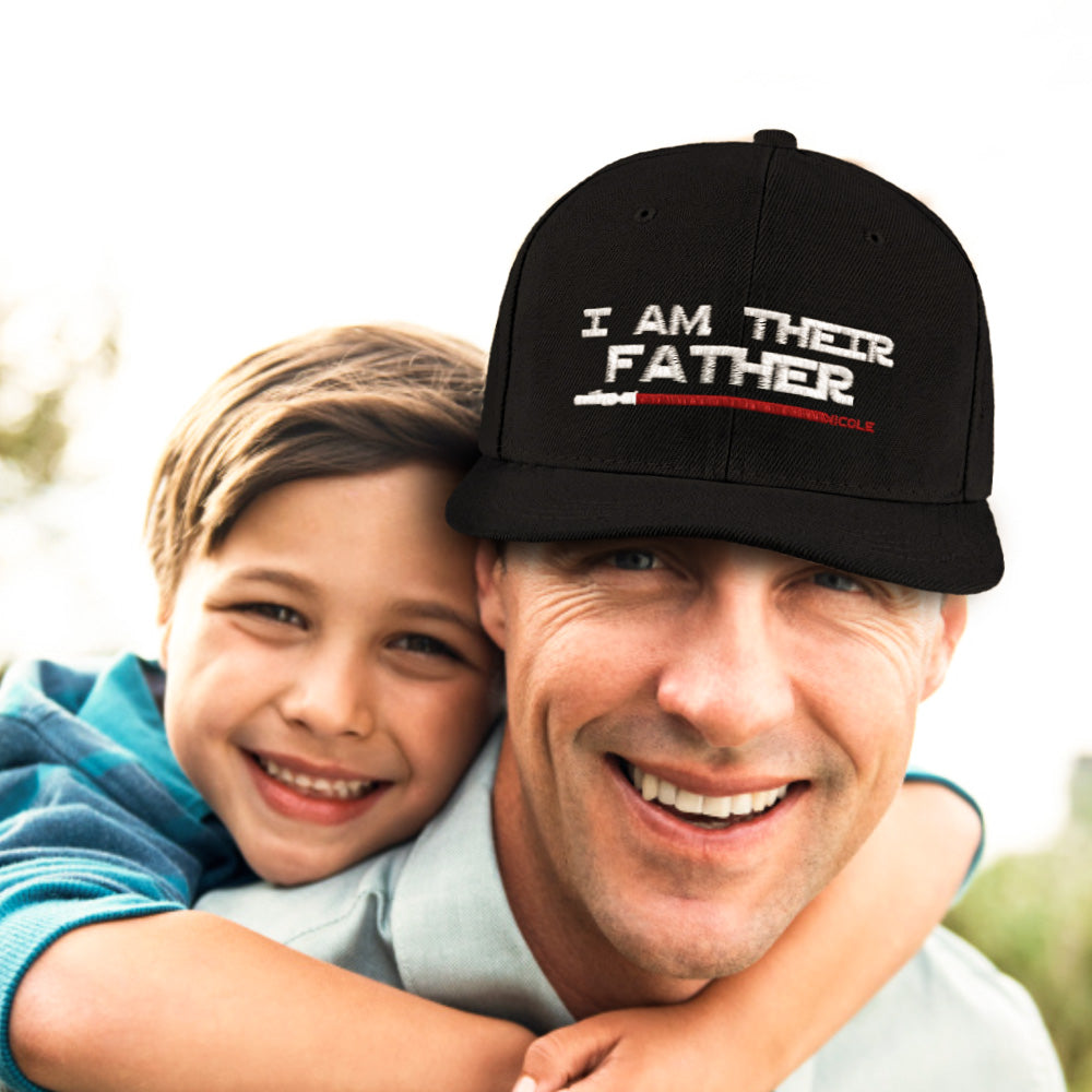Personalized Light Saber I Am Their Father Baseball Cap Gifts for Father