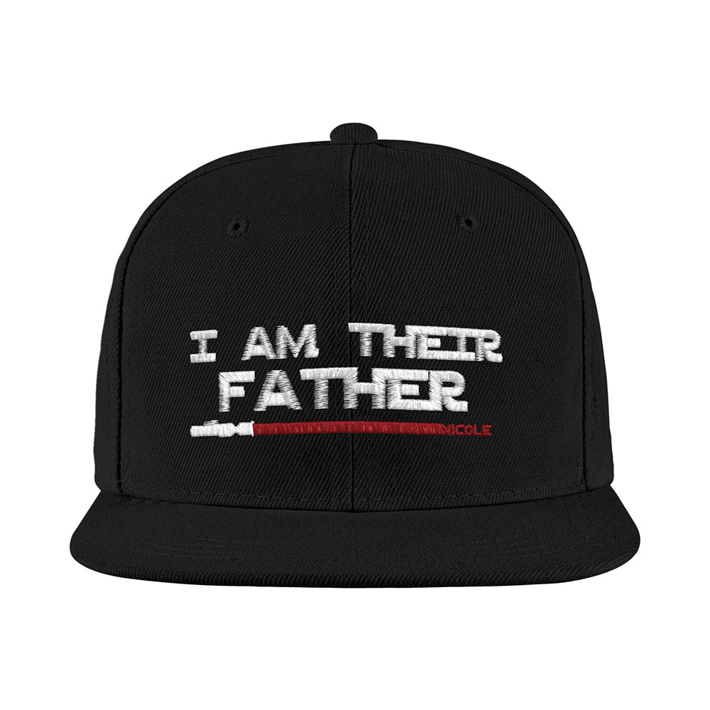 Personalized Light Saber I Am Their Father Baseball Cap Gifts for Father