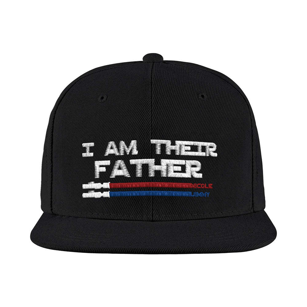 Personalized Light Saber I Am Their Father Baseball Cap Gifts for Father