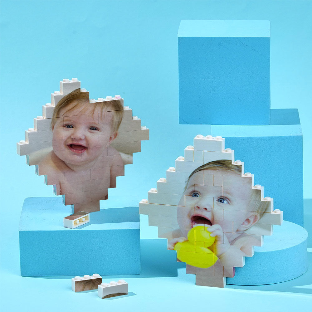 Photo Building Bricks Personalised Block Lozenge Shape