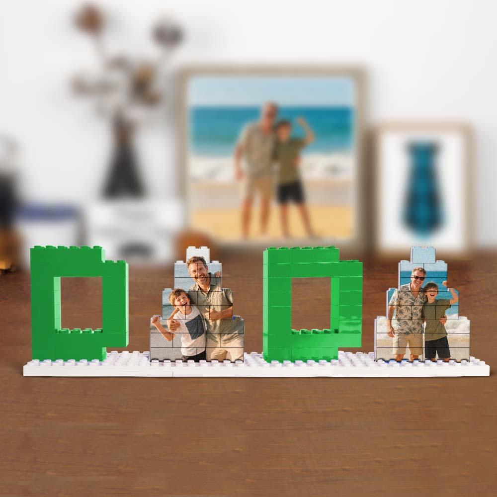 Personalized Photo DADA Building Brick Puzzles Photo Block Father's Day Gifts