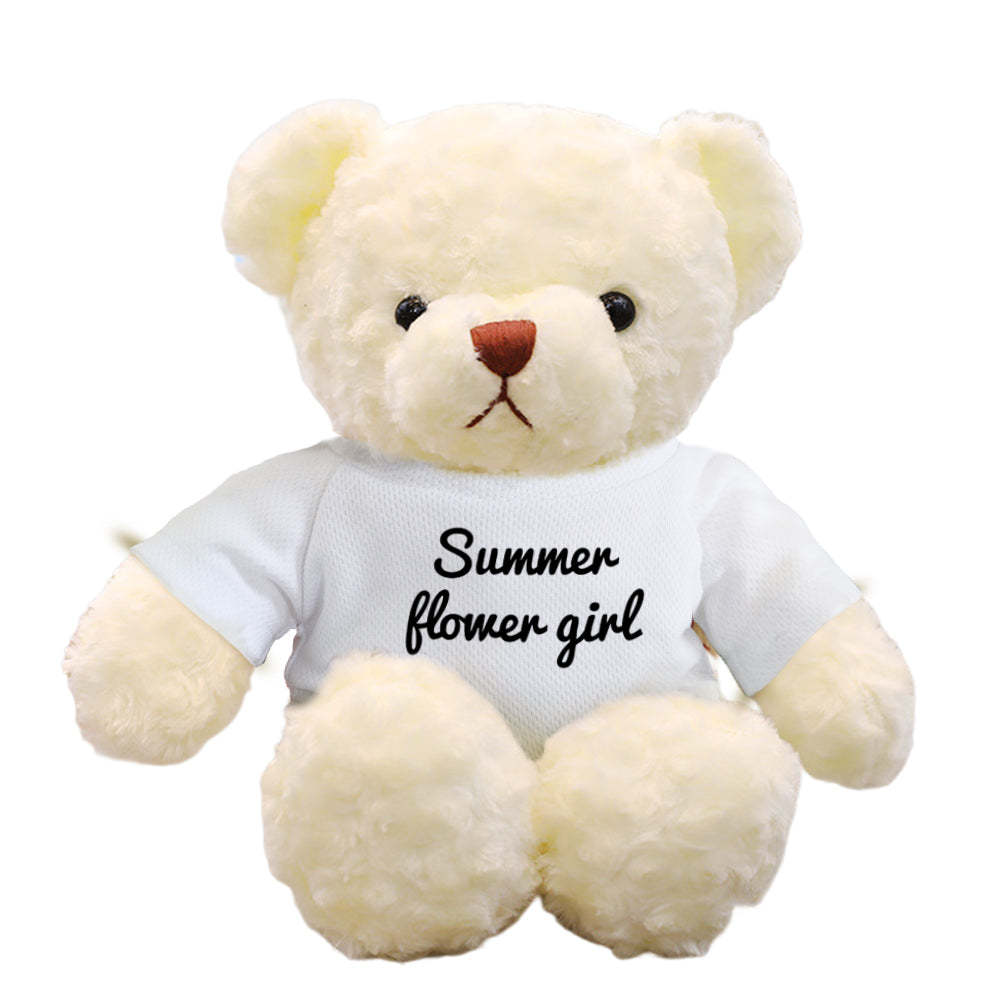 Personalized Teddy Bear Plush Toys Custom Bear Stuffed Animal Gifts for Birthday