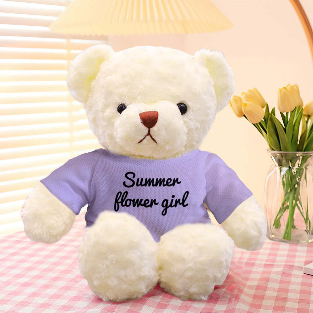 Personalized Teddy Bear Plush Toys Custom Bear Stuffed Animal Gifts for Birthday