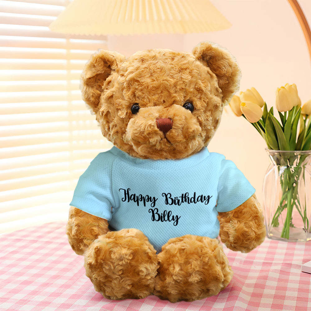 Personalized Teddy Bear Plush Toys Custom Bear Stuffed Animal Gifts for Birthday