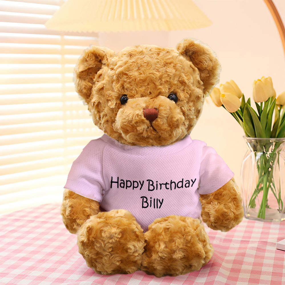 Personalized Teddy Bear Plush Toys Custom Bear Stuffed Animal Gifts for Birthday