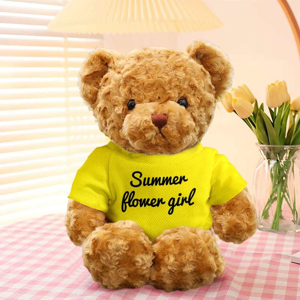 Personalized Teddy Bear Plush Toys Custom Bear Stuffed Animal Gifts for Birthday