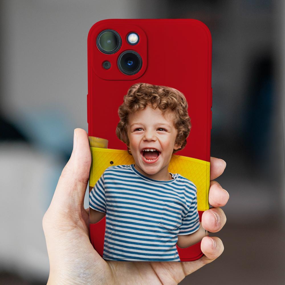 Custom Photo Green iPhone Case Personalized Protective Phone Case Creative Gifts