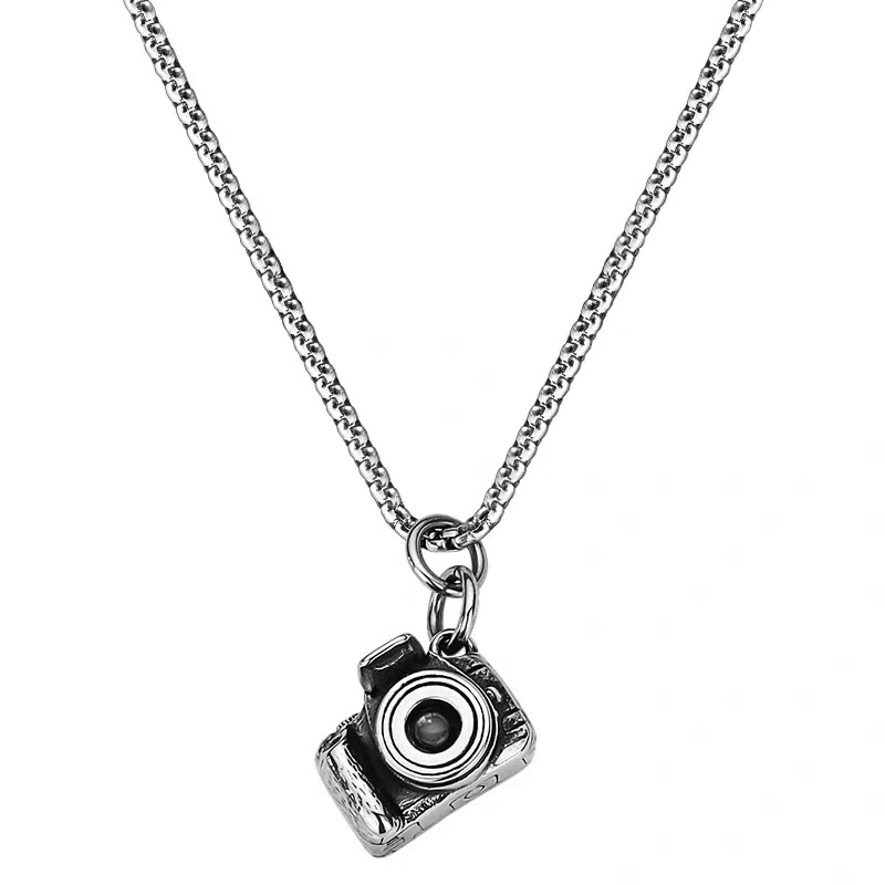 Personalized Photo Necklace Projection Gem Camera Necklace Anniversary Gifts for Him