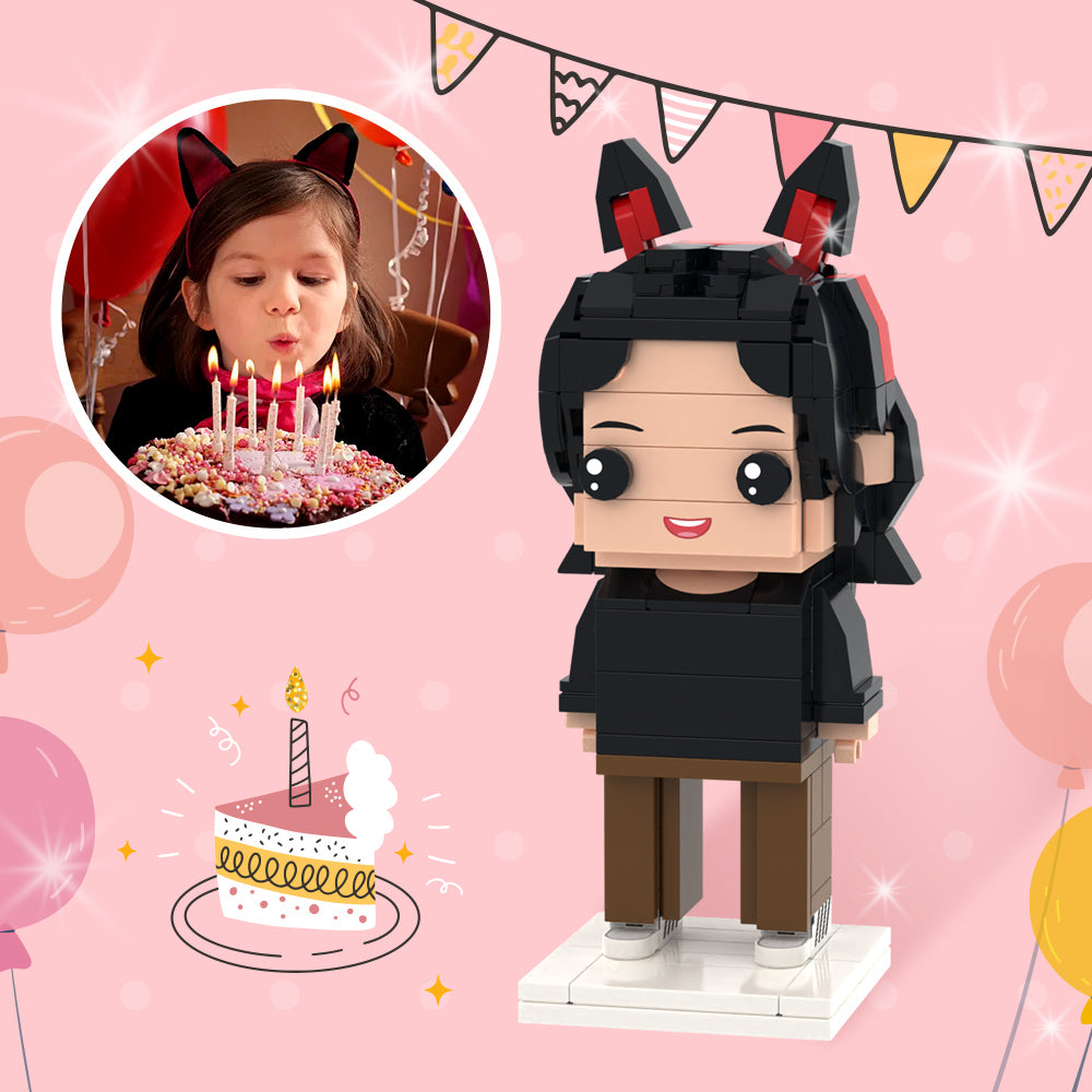 Daughter's Birthday Gifts Full Custom Brick Figures Personalized Photo Brick Figures