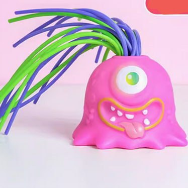 Pull-Hair Screaming Monster – Funny Stress Relief Toy in 6 Colors