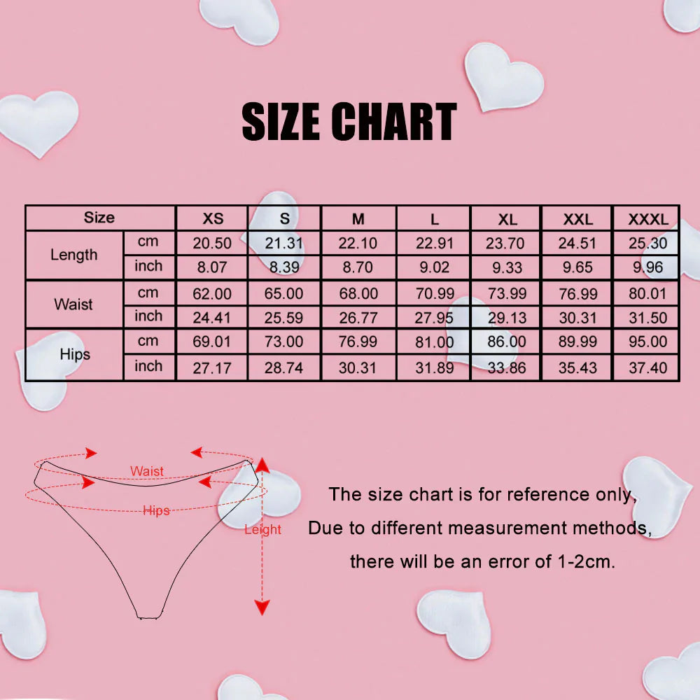 Custom Face Couple Matching Underwear Love Heart Personalized Funny Underwear Valentine's Day Gift