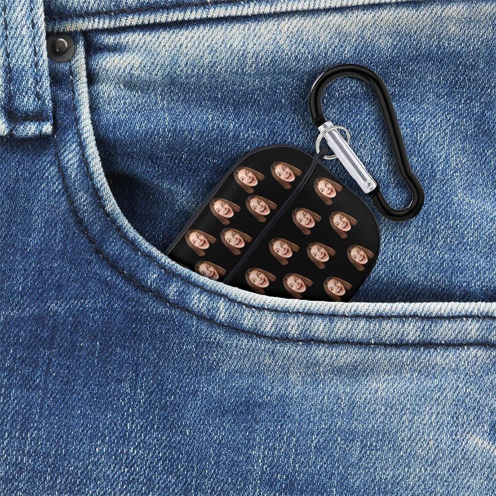 Custom Face Airpods Case Cover for Airpods Pro with Keychain