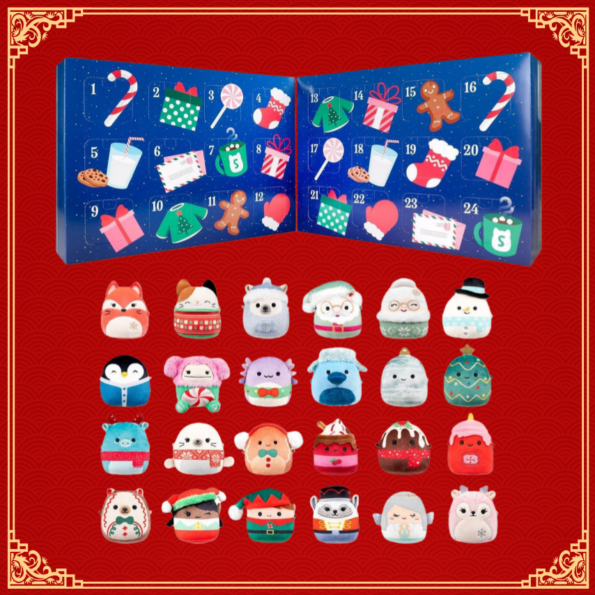Cute Christmas Animal Advent Calendar Box – Surprise Gift for Kids