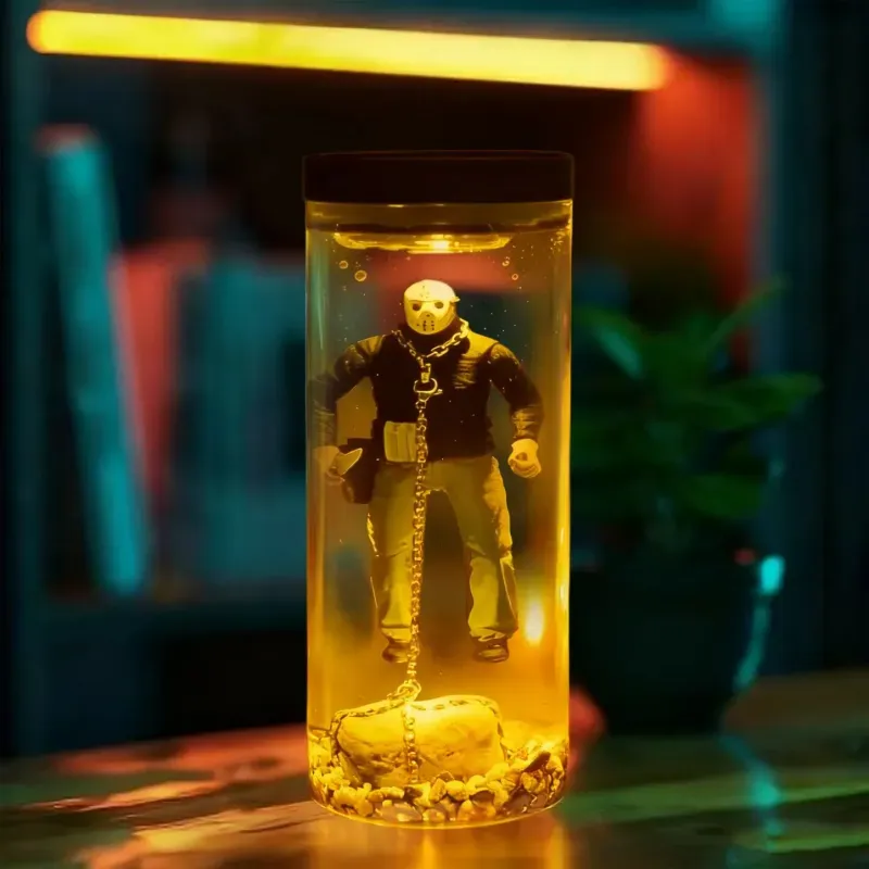 Halloween Water Column Lamp Ornaments Night Light Decoration Halloween Gift