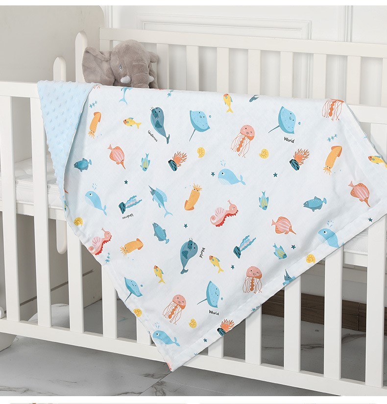 Personalized Baby Blanket Custom Baby Blanket with Embroidered Name Gift for Baby