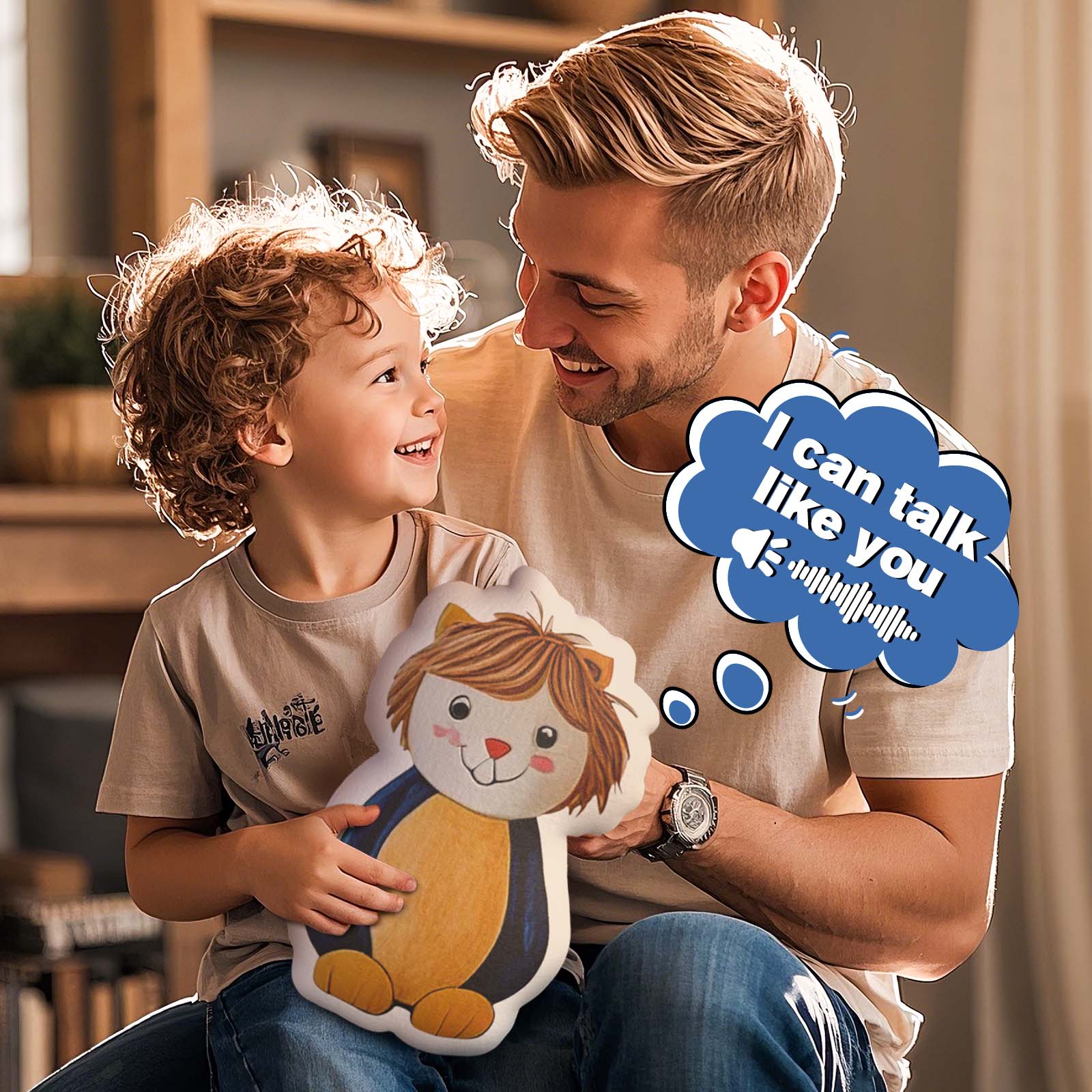 Custom Kids’ Drawing Sound Plush – Personalized Hand-Drawn Recording Shaped Doll