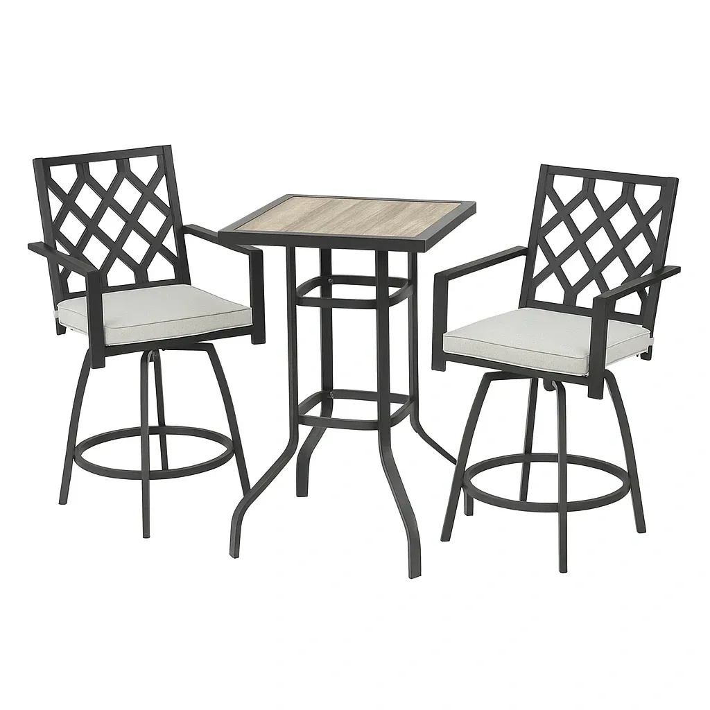 Mobilier de terrasse,Ensemble bar de terrasse