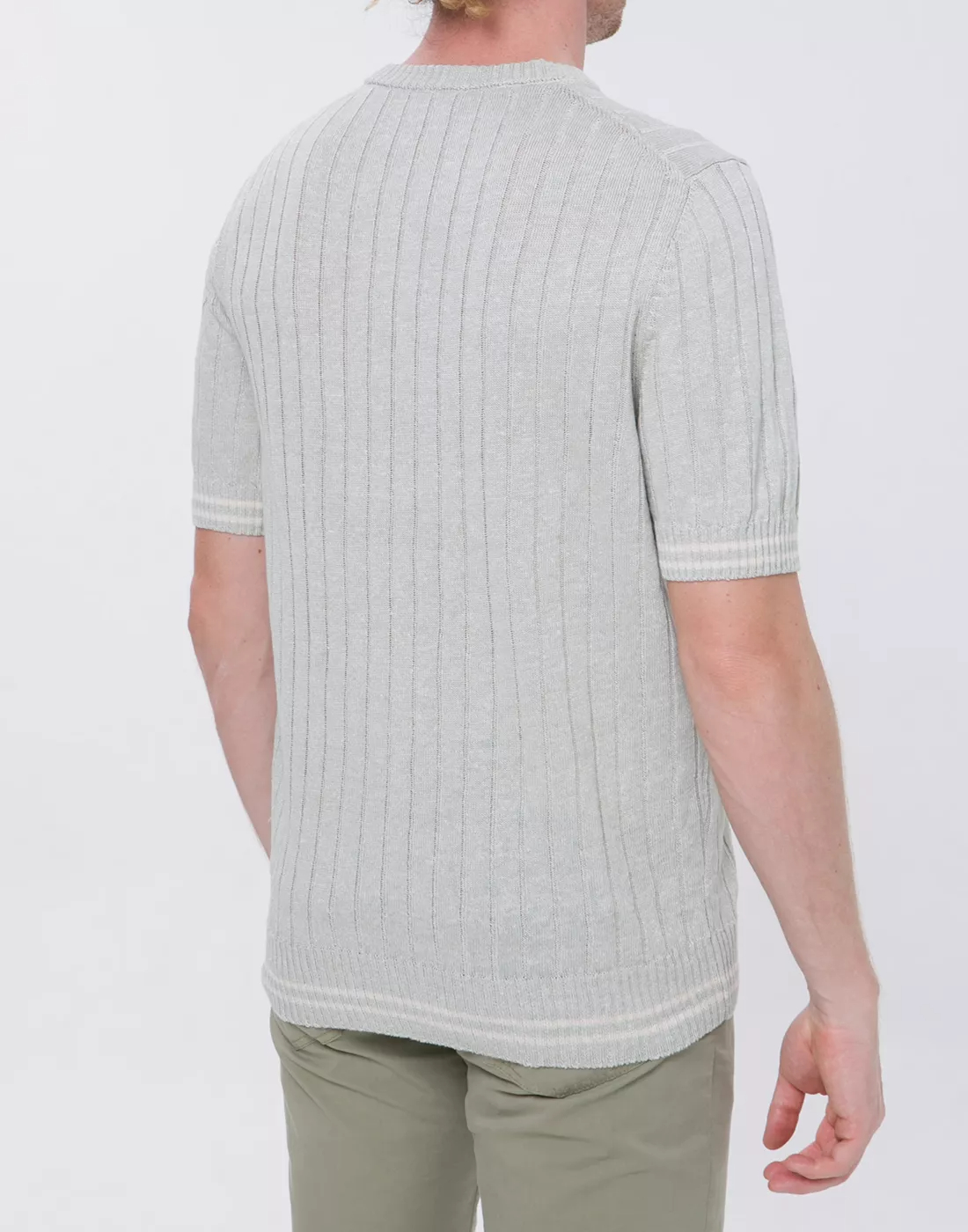 Premium Linen-Cotton Knit T-Shirt