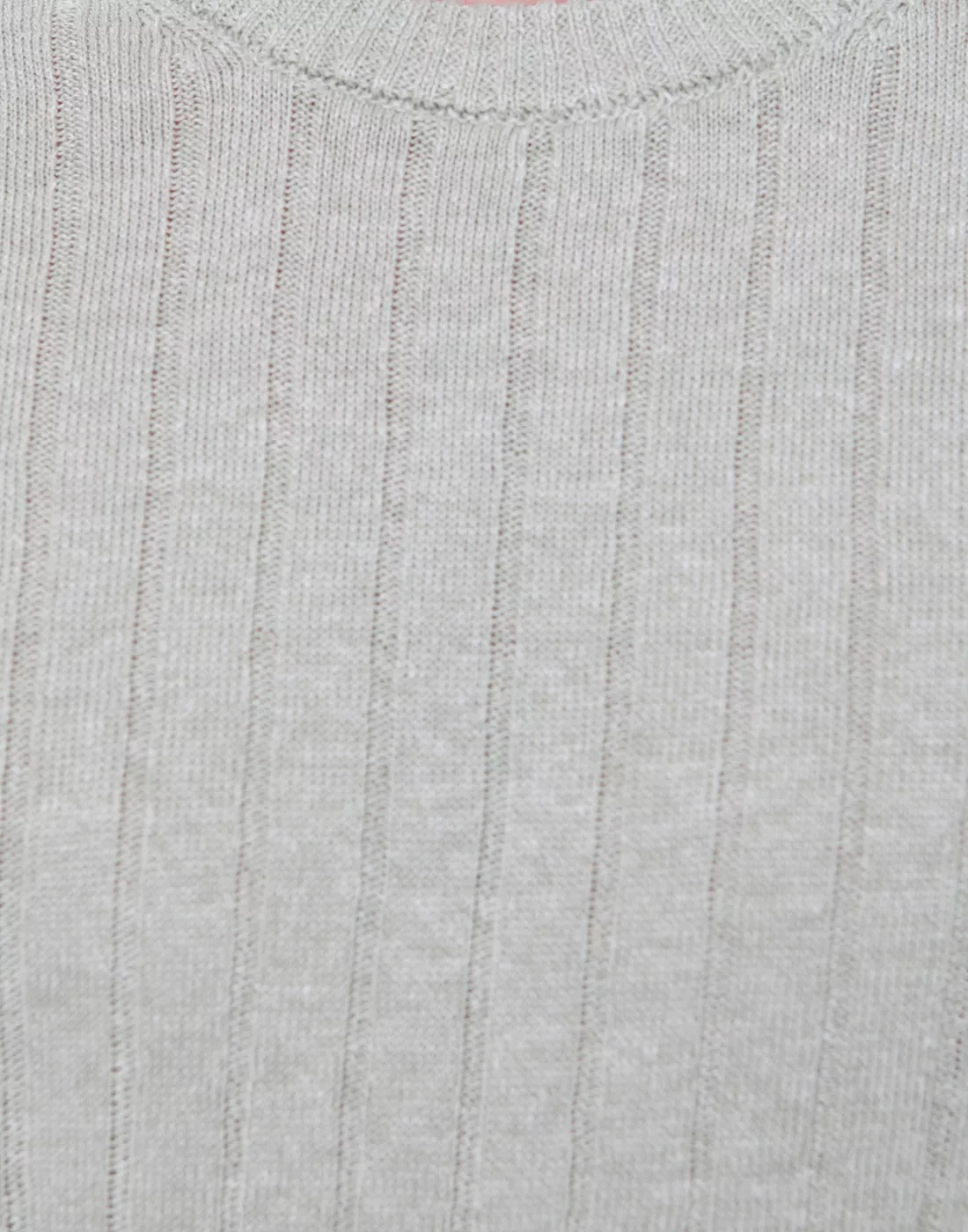 Premium Linen-Cotton Knit T-Shirt