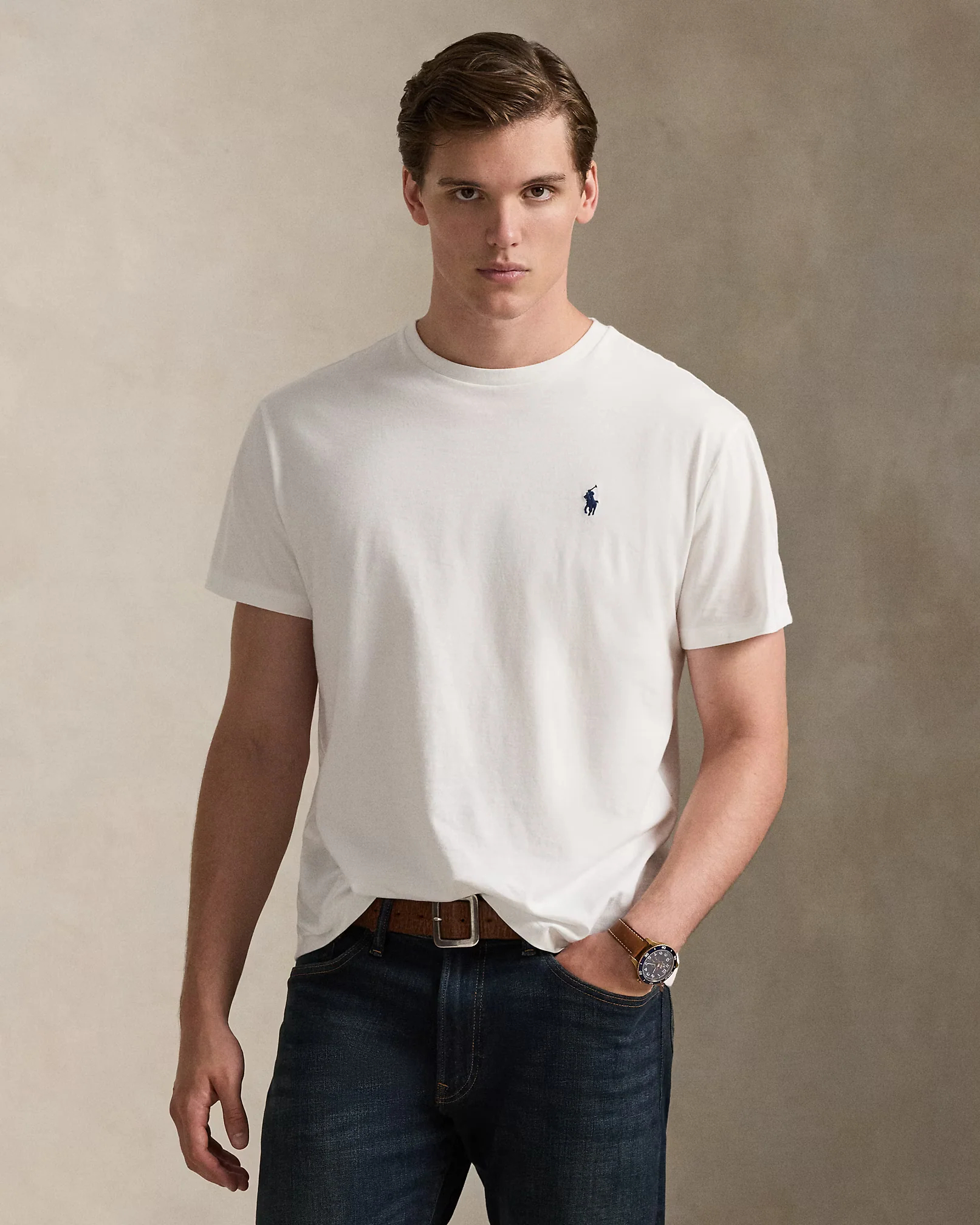 Classic Fit Jersey Crewneck T-Shirt Save to Wishlist Polo Ralph Lauren