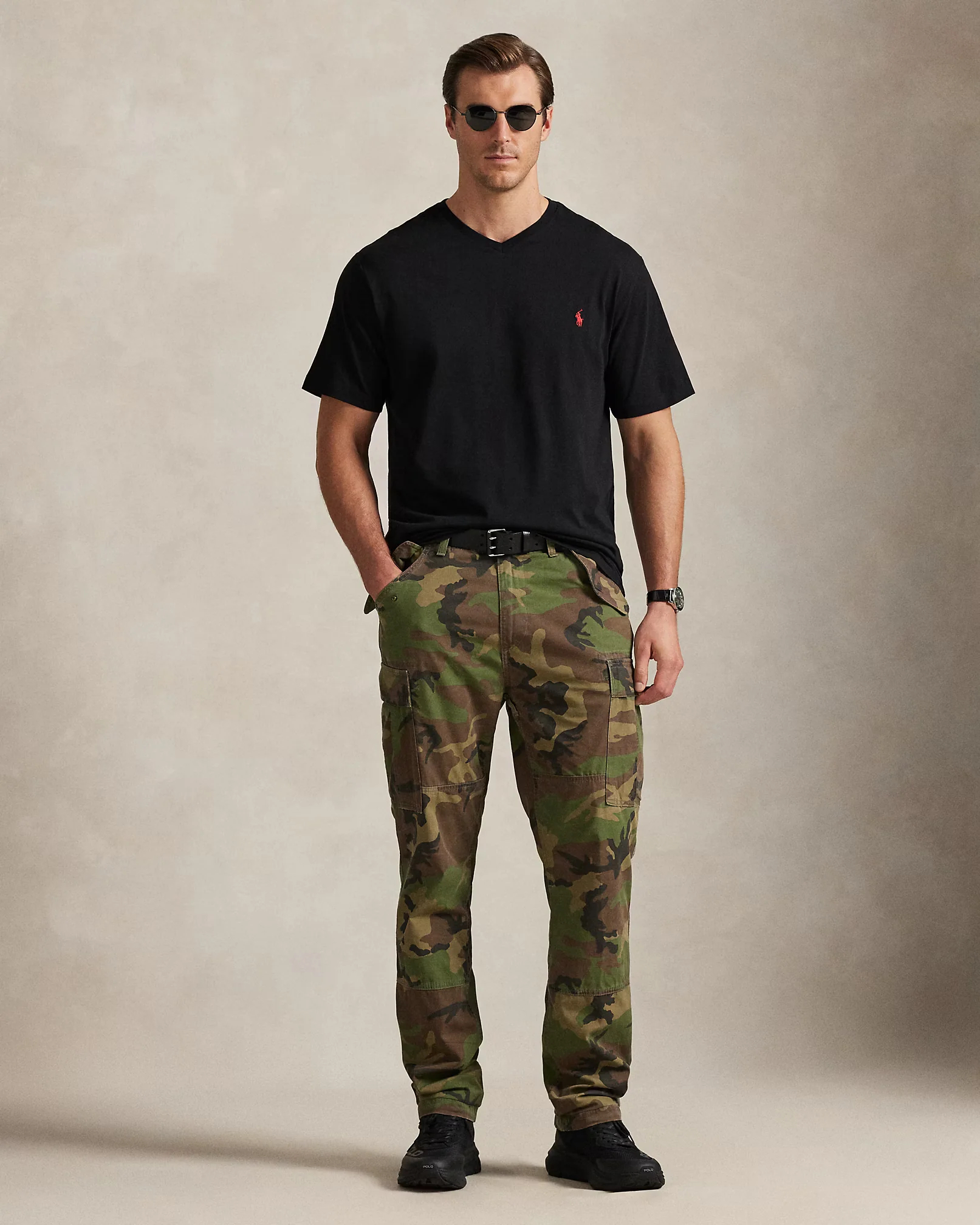 Jersey V-Neck T-Shirt