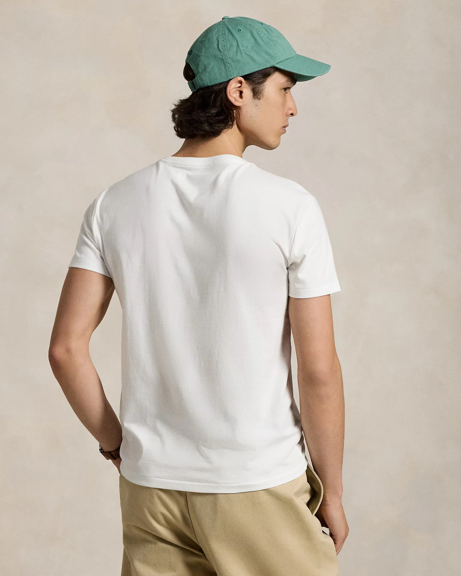 Custom Slim Fit Jersey Crewneck T-Shirt Save to Wishlist Polo Ralph Lauren