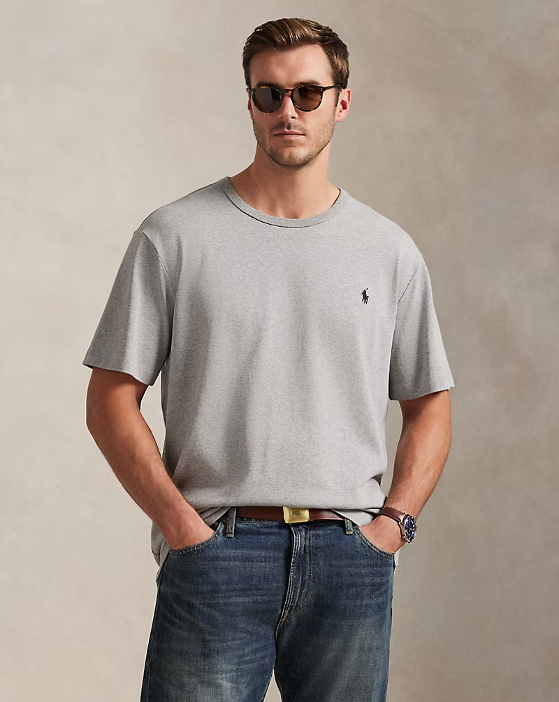 Relaxed Fit Cotton Jersey Tee