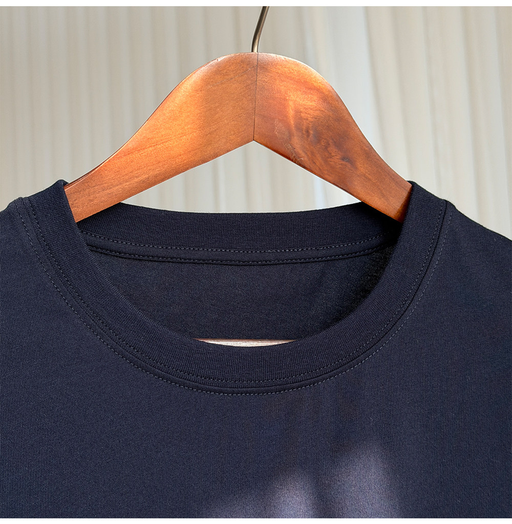 Floral Embroidered Crew Neck T-Shirt -- Luxury Feel