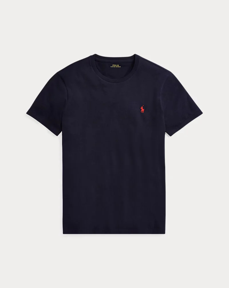 Custom Slim Fit Jersey Crewneck T-Shirt Save to Wishlist Polo Ralph Lauren