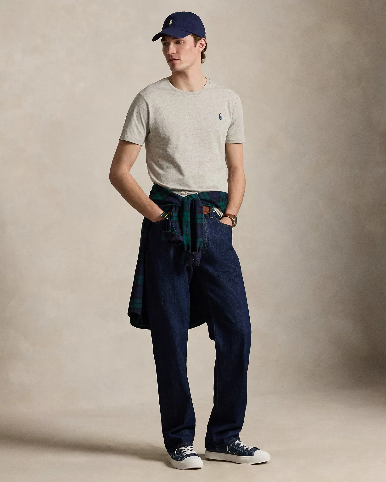 Custom Slim Fit Jersey Crewneck T-Shirt Save to Wishlist Polo Ralph Lauren