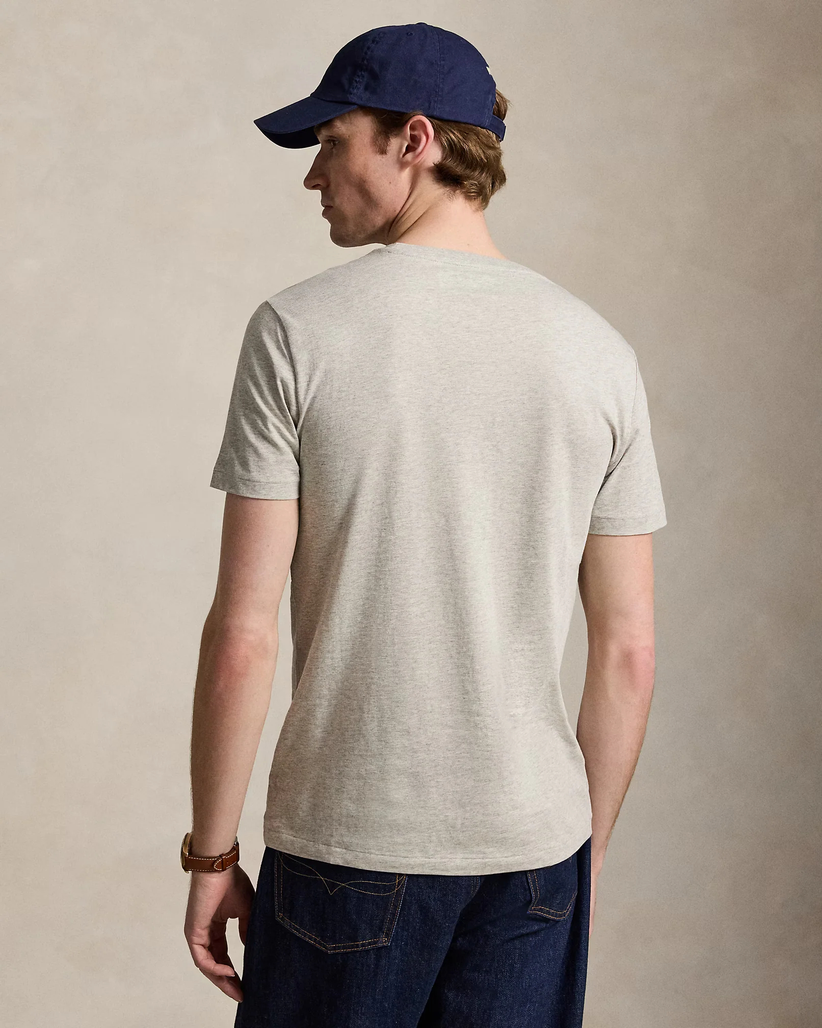 Custom Slim Fit Jersey Crewneck T-Shirt Save to Wishlist Polo Ralph Lauren