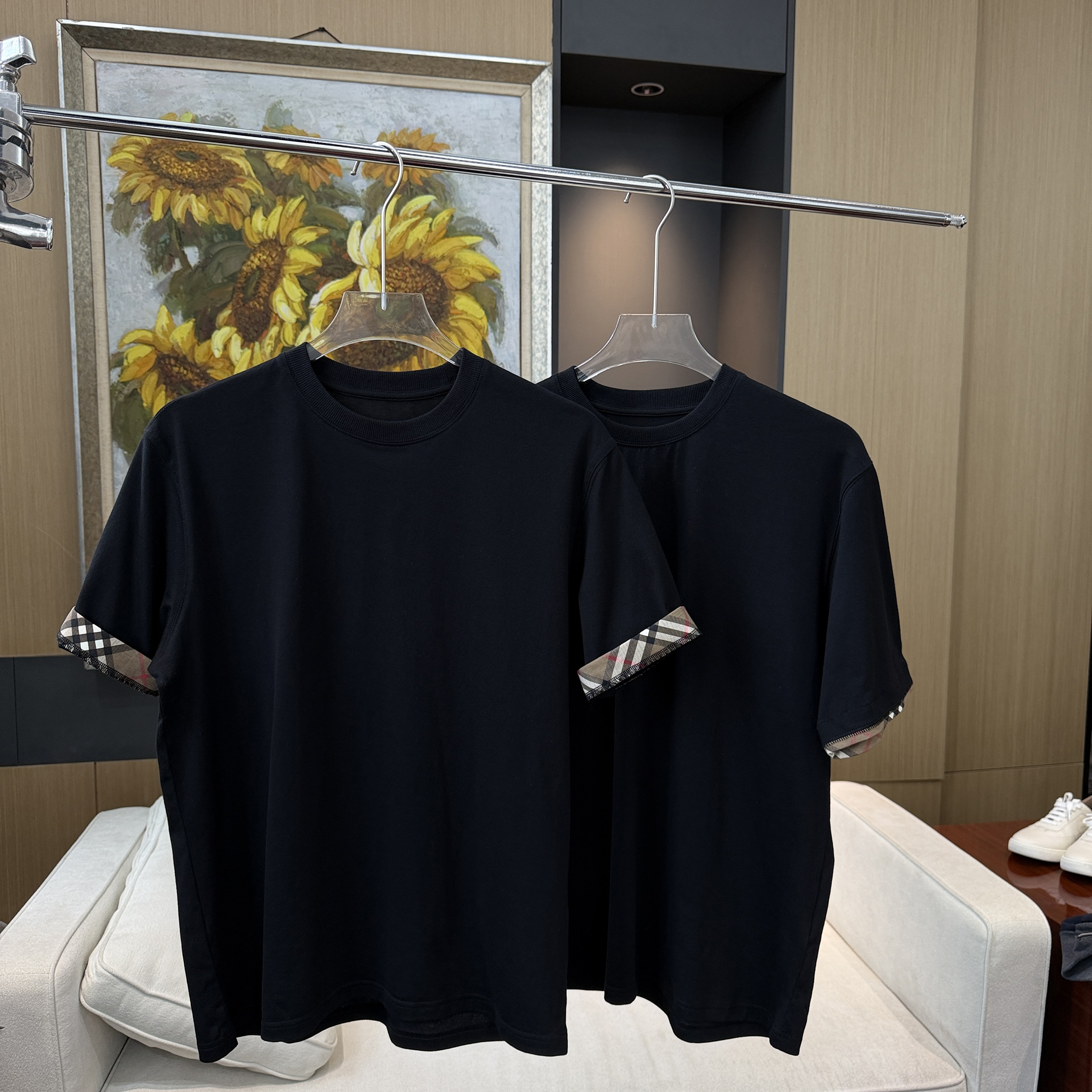 Organic Cotton Check Sleeve