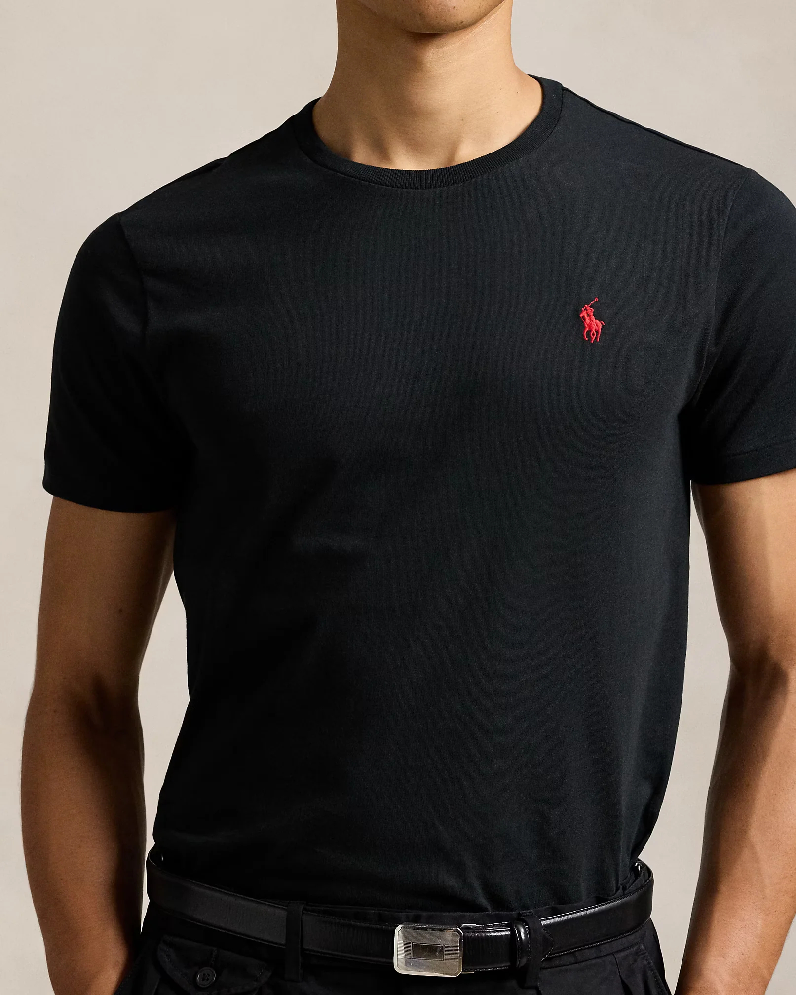Custom Slim Fit Jersey Crewneck T-Shirt Save to Wishlist Polo Ralph Lauren