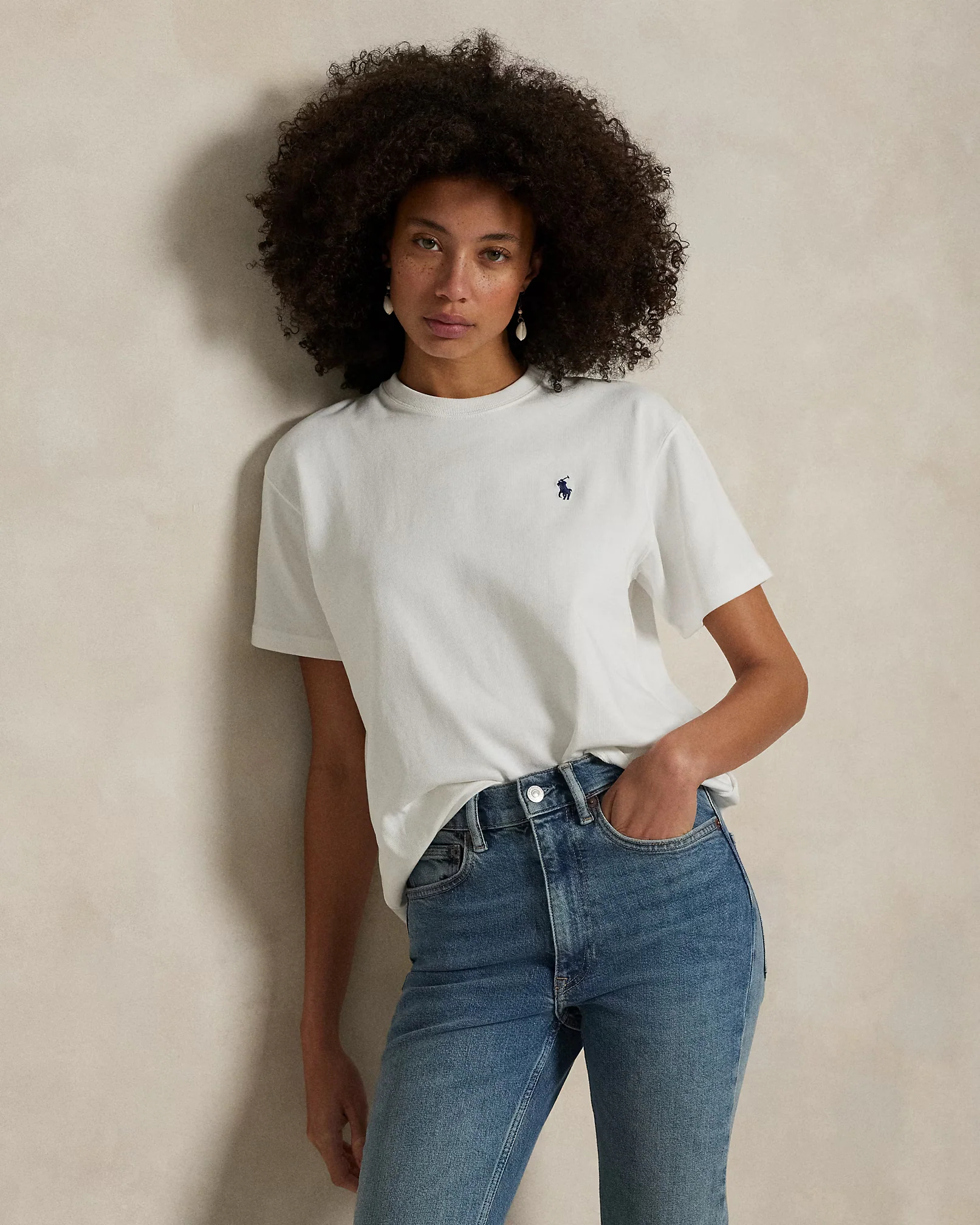 Relaxed Fit Cotton Jersey Tee