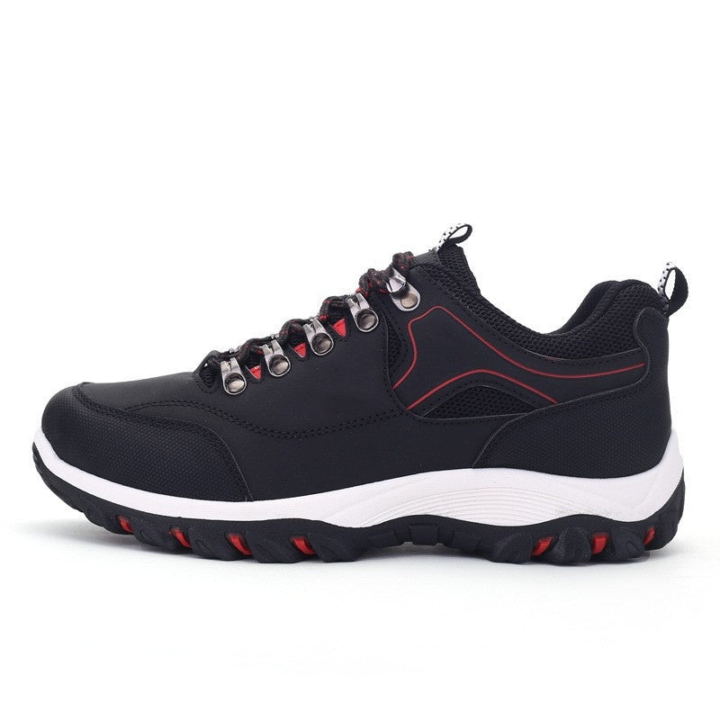Men's Waterproof Puncture-Resistant Round-Toe Orthopedic Walking Hiking Shoes
