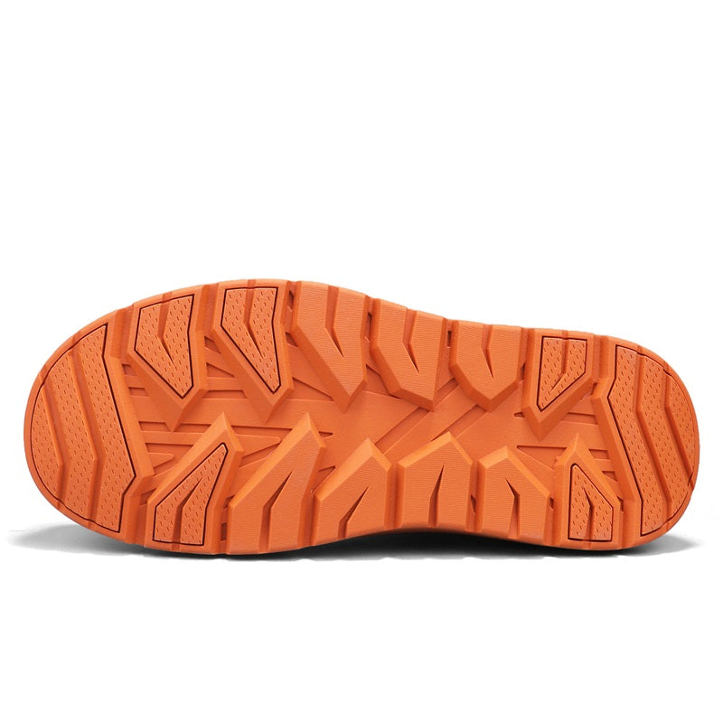 Men's Winter Warmth Wool Snow Boots Waterfoor Non-Silp Cotton Boots Orthopedic Support Winter Slippers-SCSLUXE