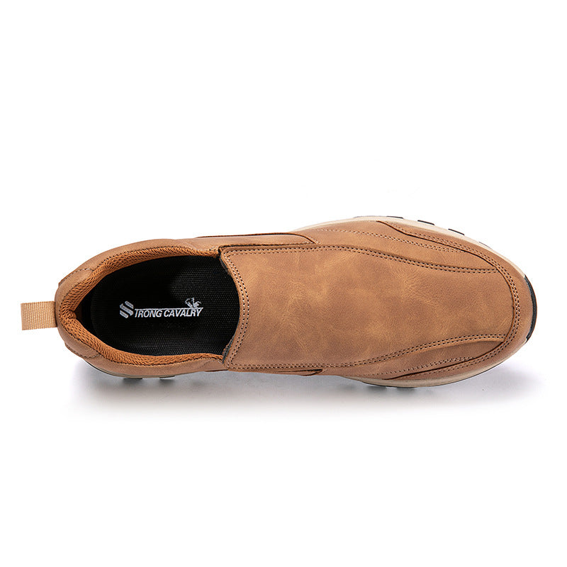 Men's Genuine Leather Breathable And Comfortable Orthopedic Outdoor Sneakers