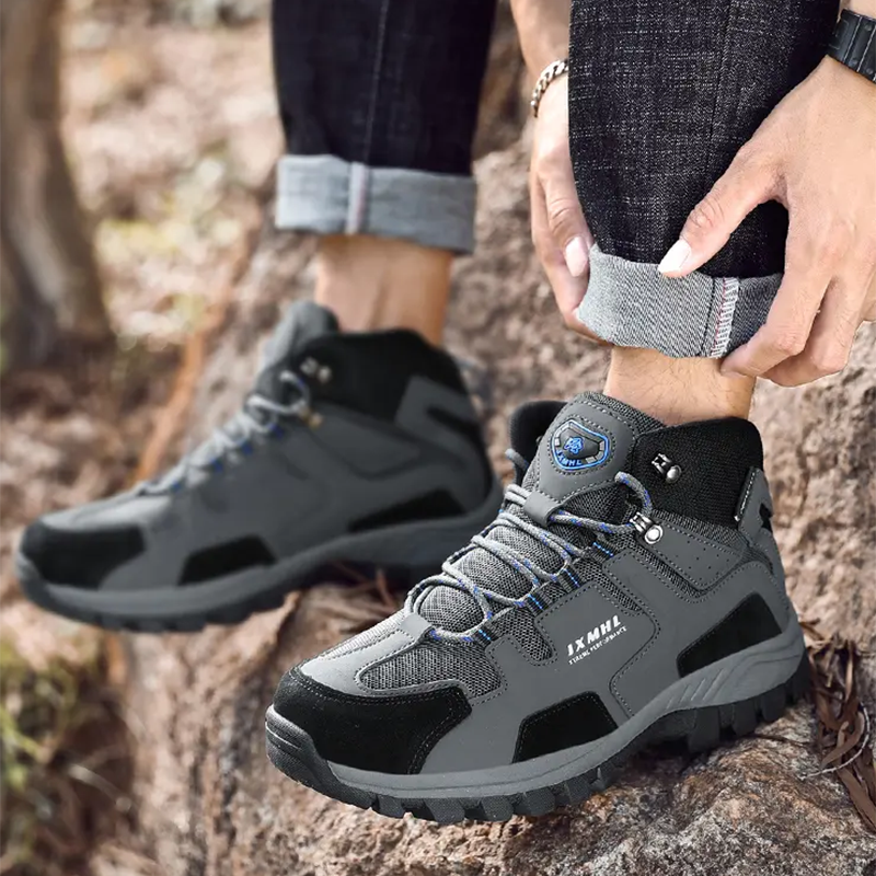 (⏰ Limited Time Sale 49% OFF 🔥) Men's Waterproof Hiking Boots - Breathable Quick-Dry Upper,Mountain Trekking & Outdoor Adventures | All-Terrain Grip & Abrasion-Proof-SCSLUXE
