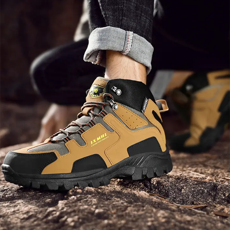(⏰ Limited Time Sale 49% OFF 🔥) Men's Waterproof Hiking Boots - Breathable Quick-Dry Upper,Mountain Trekking & Outdoor Adventures | All-Terrain Grip & Abrasion-Proof-SCSLUXE