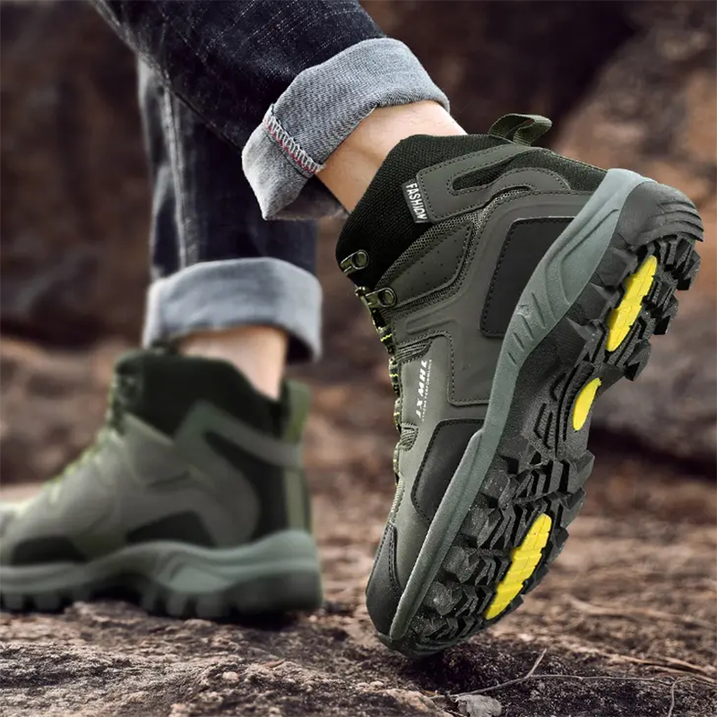 (⏰ Limited Time Sale 49% OFF 🔥) Men's Waterproof Hiking Boots - Breathable Quick-Dry Upper,Mountain Trekking & Outdoor Adventures | All-Terrain Grip & Abrasion-Proof-SCSLUXE