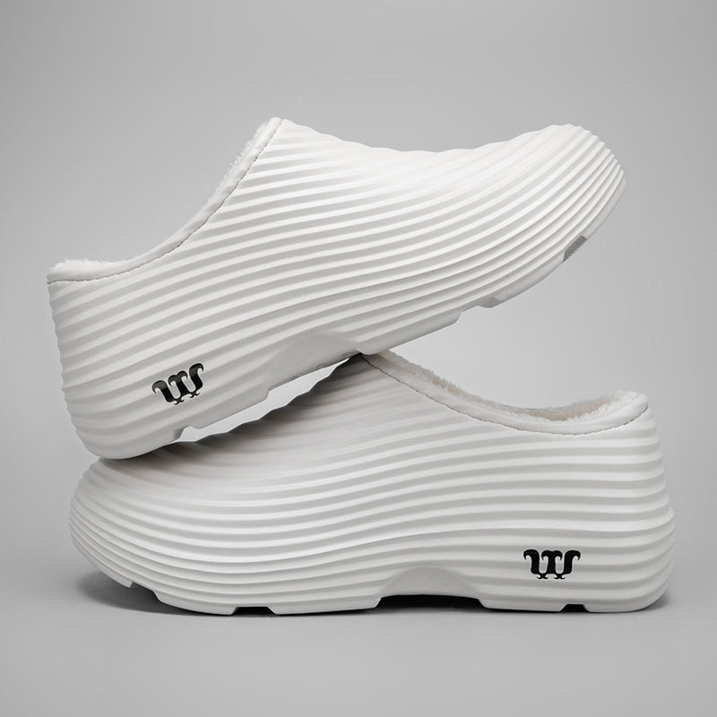 Unisex Fall/Winter Warm EVA Slip-On Clogs – Comfortable Pain-Relief Shoes with Arch Support, Waterproof & Non-Slip, Cozy Sherpa Lining for Indoor & Home Casual Wear-SCSLUXE