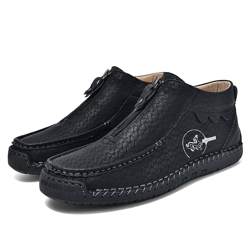 Men's Vintage Outdoor Work Boots – Orthopedic Comfort, Handcrafted Stitching, Waterproof & Non-Slip, Relieves Foot Pain-SCSLUXE