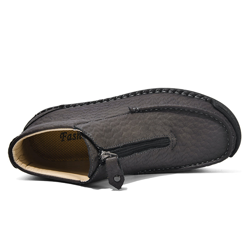 Men's Vintage Outdoor Work Boots – Orthopedic Comfort, Handcrafted Stitching, Waterproof & Non-Slip, Relieves Foot Pain-SCSLUXE